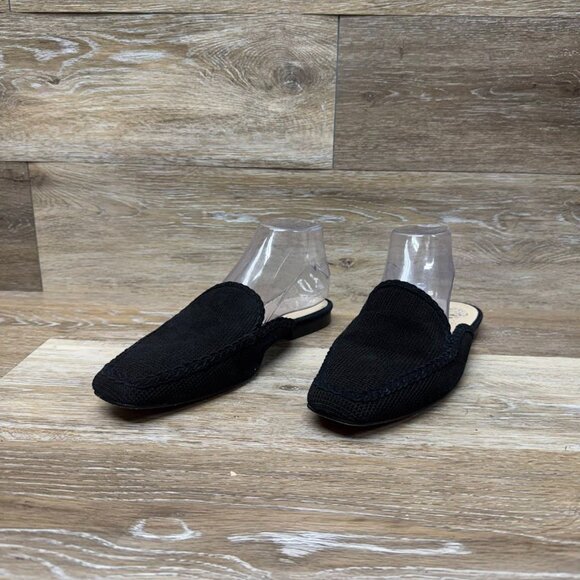 Vince Camuto X Almost Ready Braided Black Mules Women's Size 9.5 - Picture 1 of 6